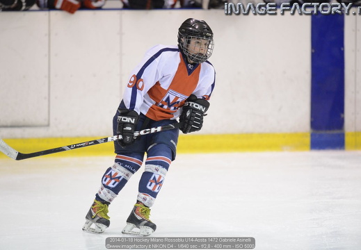2014-01-18 Hockey Milano Rossoblu U14-Aosta (6-3)